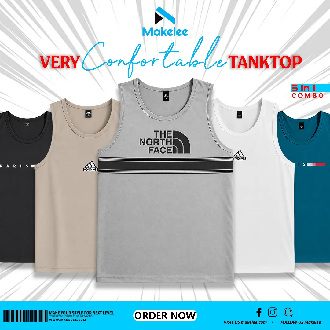 5Pcs Tank Top Combo