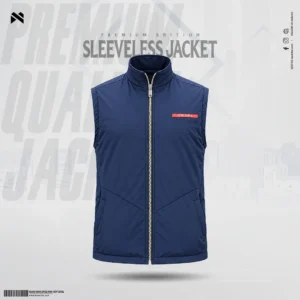 Mens Premium Suskin PRADA Jacket – Navy Blue