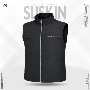 Mens Premium Suskin TOMMY HILFIGER Jacket – Black
