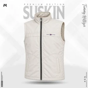 Mens Premium Suskin TOMMY HILFIGER Jacket – Cream