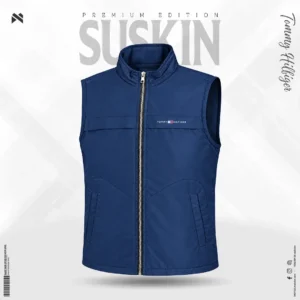Mens Premium Suskin TOMMY HILFIGER Jacket – Navy Blue